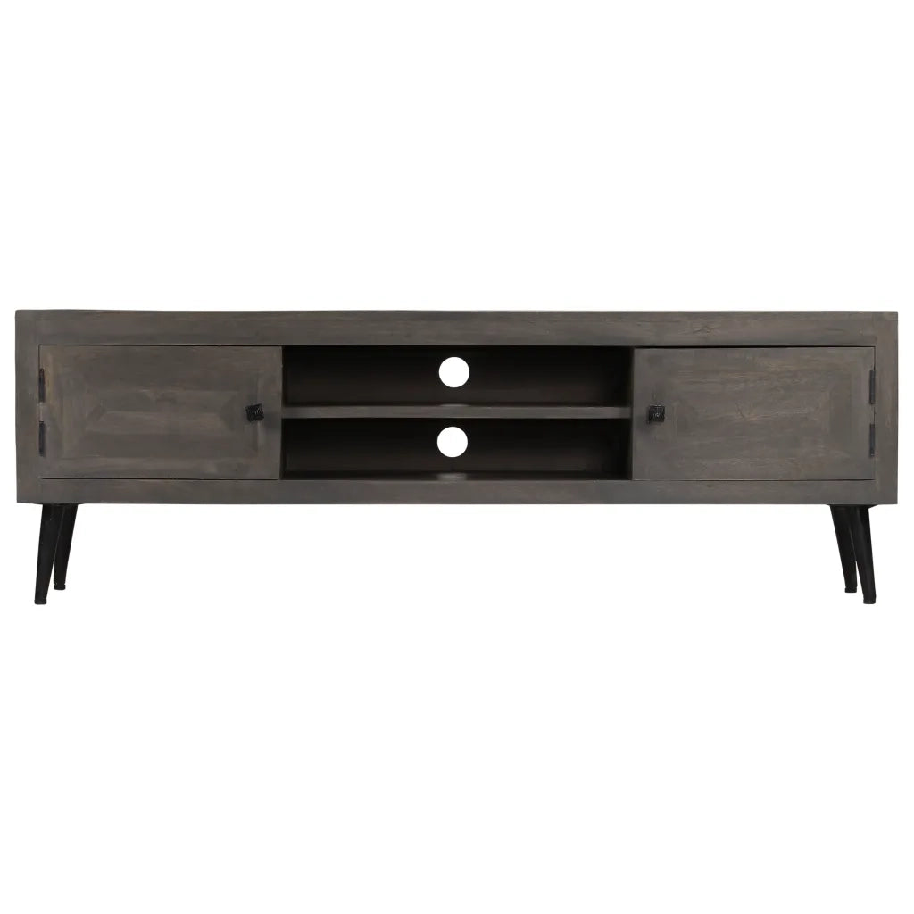 Mobile Porta TV in Legno Massello di Mango 140x30x45 cm 245910