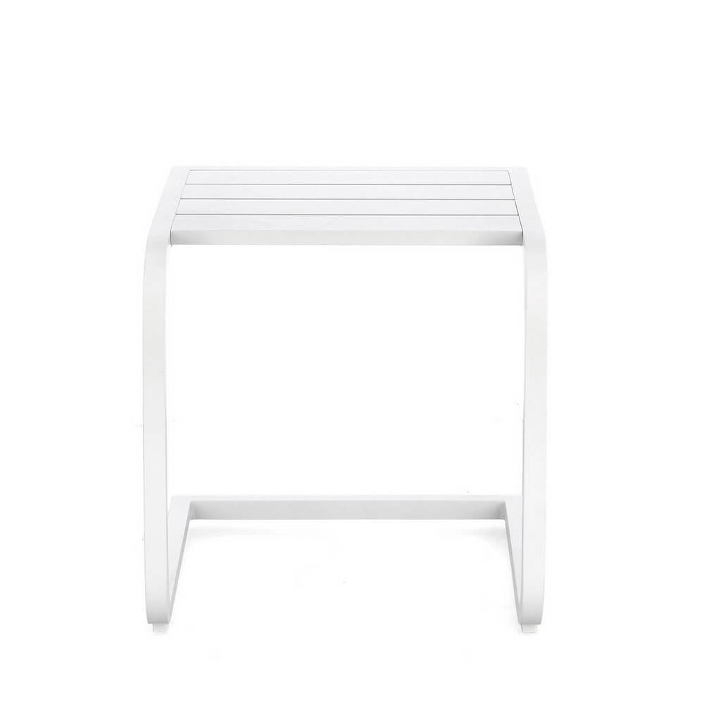 Set di 2 Tavolini da Giardino in Alluminio 40x40 cm - AURI