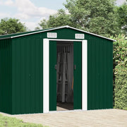 Casetta da Giardino 257x489x181 cm in Metallo Verde 143348