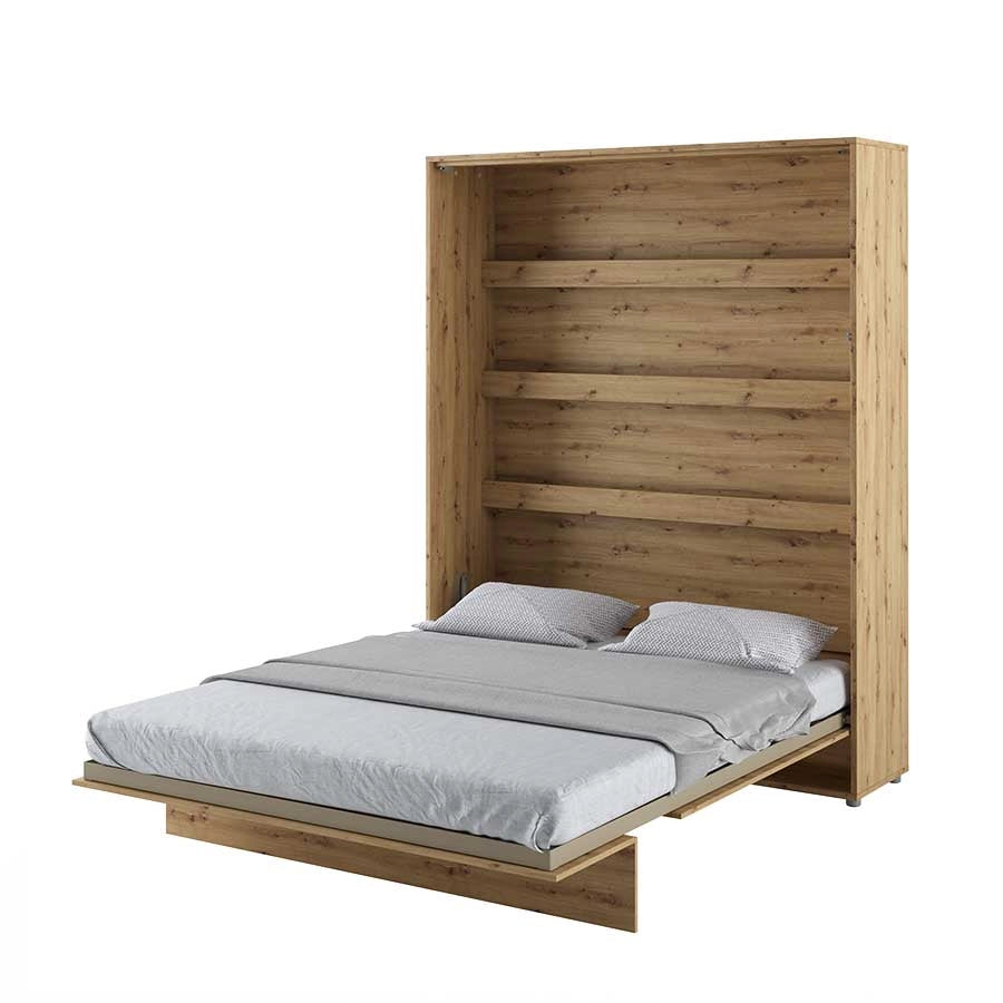 LETTO 12 160x200 VERTICALE ROVERE ARTIGIANALE