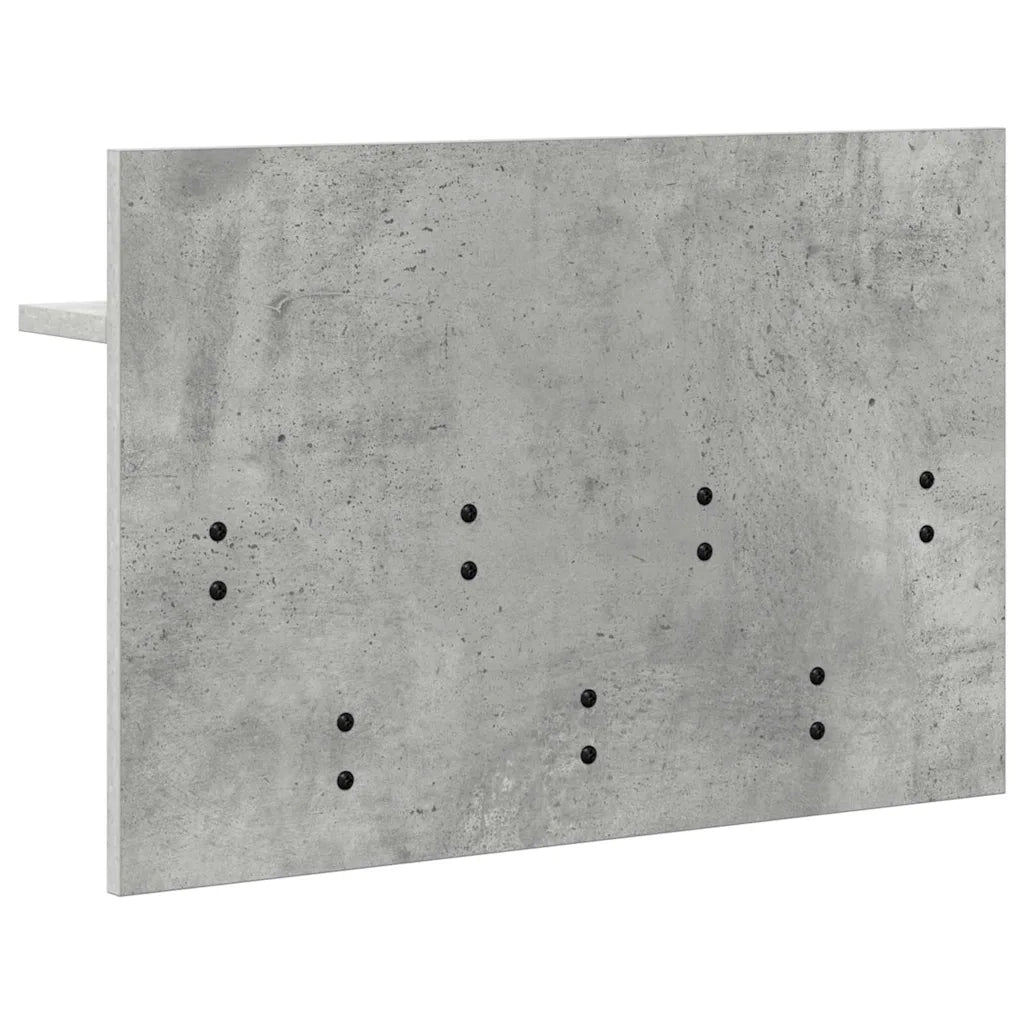 Appendiabiti a muro Grigio cemento 60 x 40 x 12 cm CFW7099872