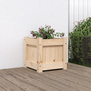 Fioriera da Giardino 31x31x31 cm in Legno Massello di Pino 837394
