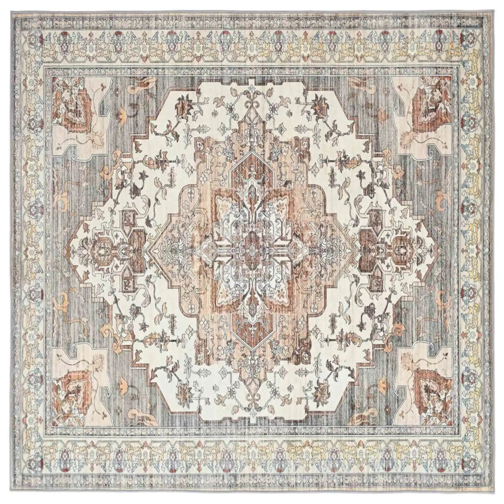 Tappeto ORIZ Marrone 240 x 240 cm 100% Poliestere 42050372