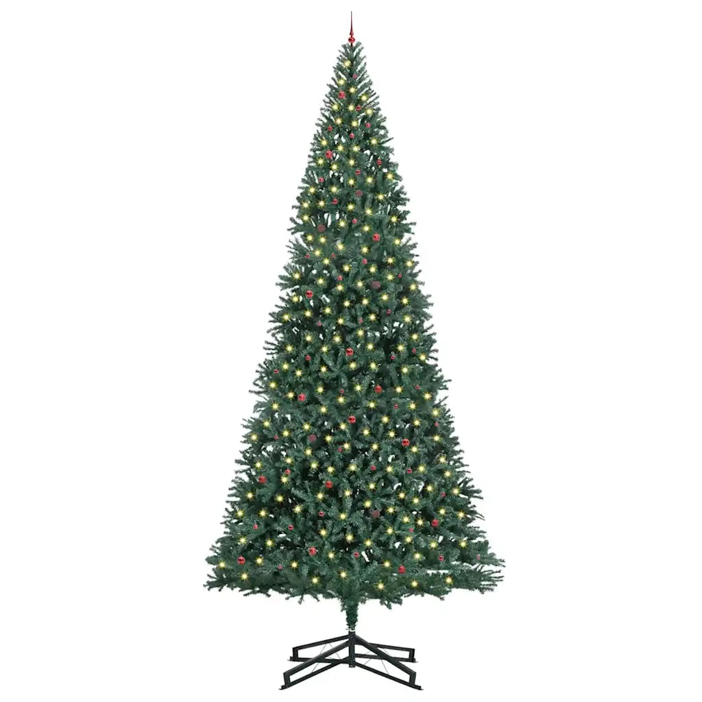 Albero di Natale Artificiale Pre-illuminato con Set di Palline 3394842