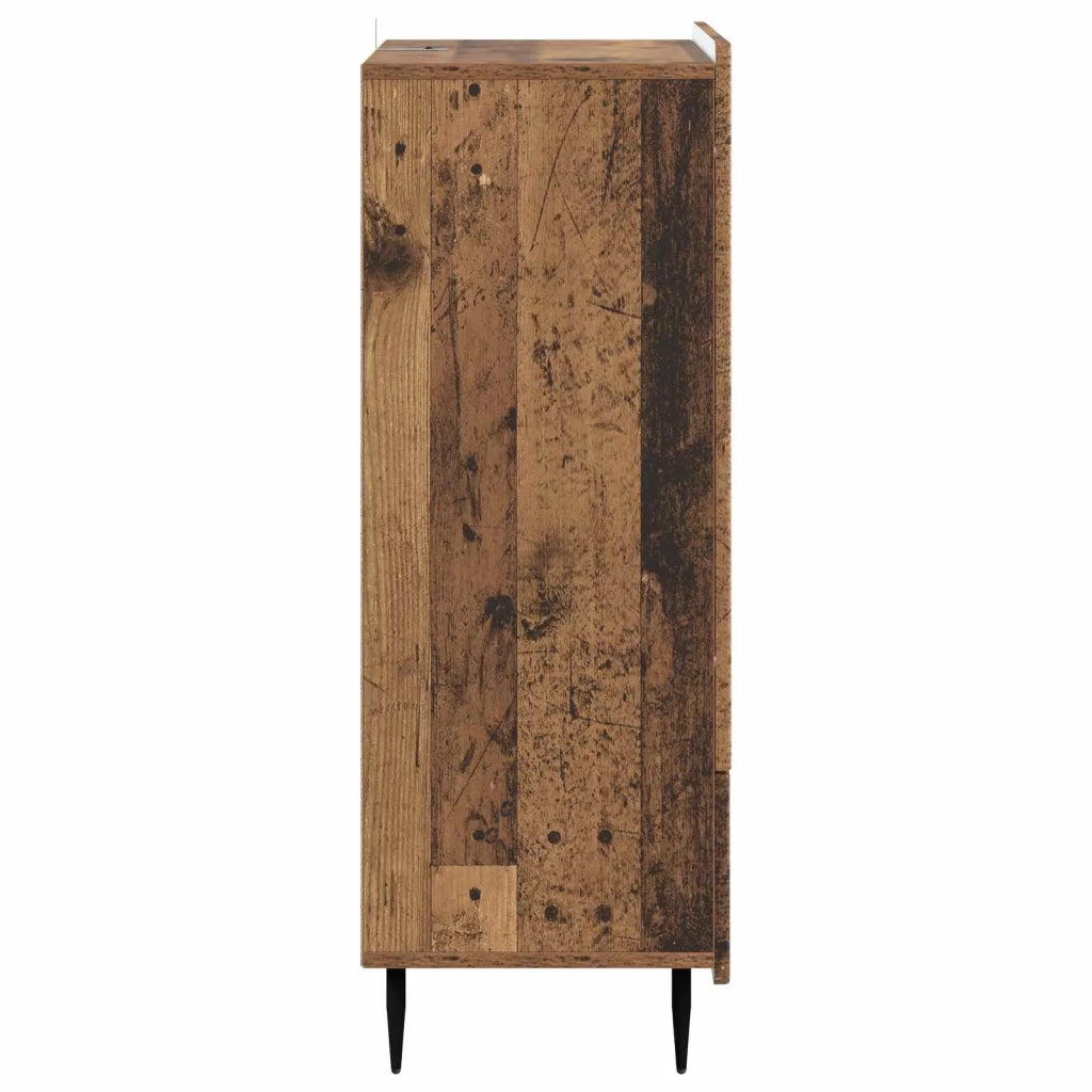Credenza | Madia | Buffet da pranzo | Armadio da pranzo Legno antico 66 x 34,5 x 97 cm Legno ingegnerizzato