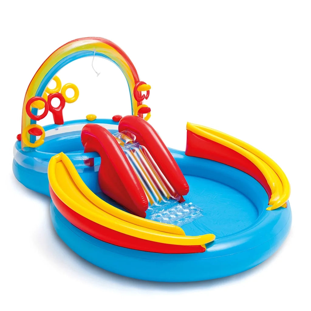 INTEX Piscina Gonfiabile Rainbow Play Center 297x193 x135 cm 57453NP 91526
