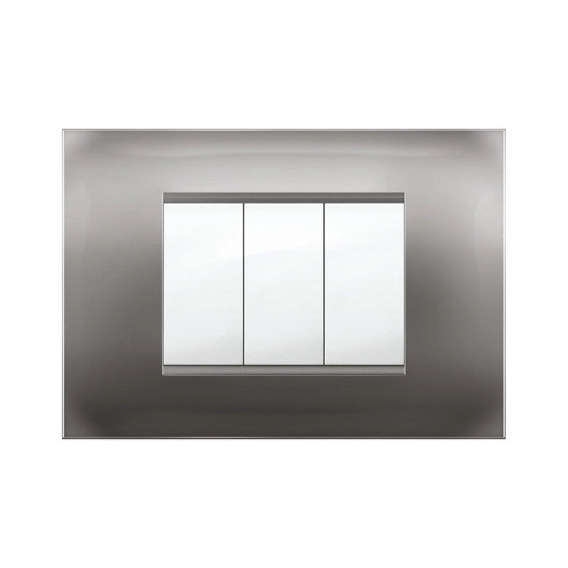 PLACCA MIVIDA PLANA ALLUMINIO NOTTE 3P- 10,0 pz