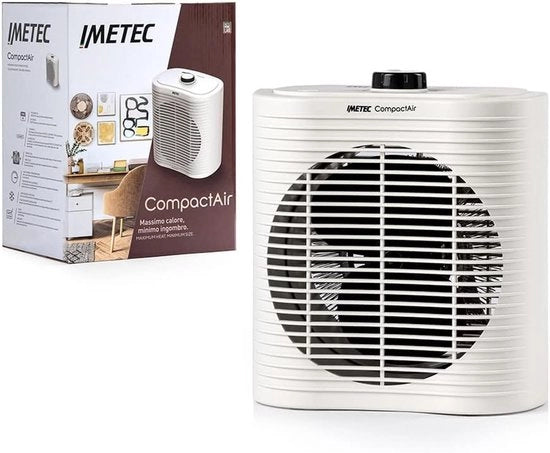 Ventilatore termico compatta 2000 W con maniglia integrata - regolazione di temperatura - funzione anticondensazione - protezione contro surriscaldamento