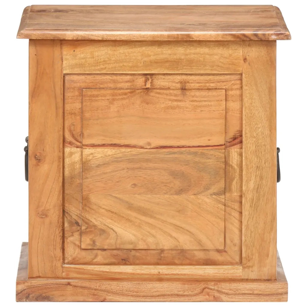 Baule 40x40x40 cm in Legno Massello di Acacia cod mxl 41094