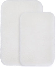 Pavimento Antiscivolo 2-Pack - Pavimento Zucchero 40 x 60 cm & 50 x 80 cm (Bianco)