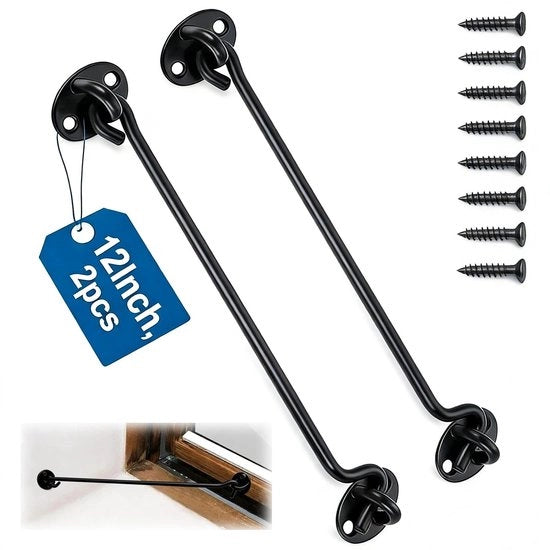Maniglia per finestra in acciaio inossidabile, 30 cm, acqua resistente, duraturo, inclusa la vite da 8 mm