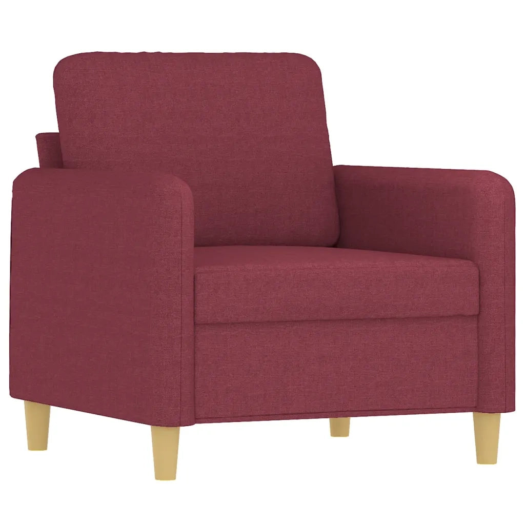 Divano Sedia-Poltrona Rosso Vino 60 cm in Tessuto 571741