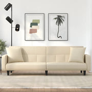 Divano Letto con Cuscini Crema in Tessutocod mxl 71567