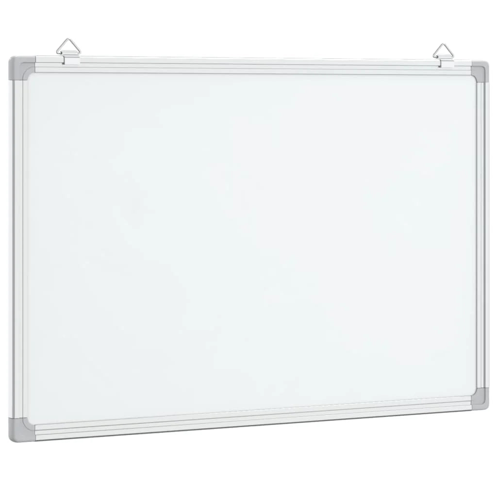 Lavagna magnetica pannello di scrittura per scuola casa ufficio 80 x 60 x 1,7 cm alluminio 02_0045447