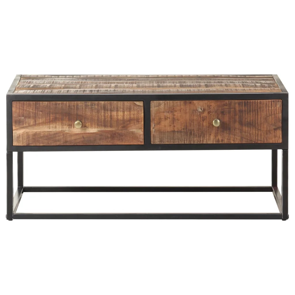 Tavolino da Salotto 90x50x40 cm in Legno di Acacia Grezzo 320912