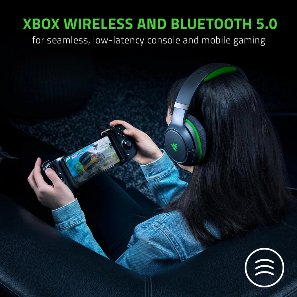 Razer Kaira Pro - Cuffie wireless per Xbox Series X e mobile gaming Xbox (Driver TriForce in Titanio da 50 mm, Microfono supercardioide HyperClear, Microfono per Mobile Dedicato) Nero