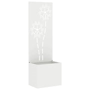 Schermo per privacy in giardino Floreale Bianco 50 x 150 cm CFW1379761