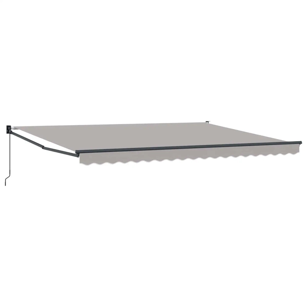 Tenda da Sole-Tenda parasole per balcone Grigio chiaro 450 x 300 x 165 cm 862369