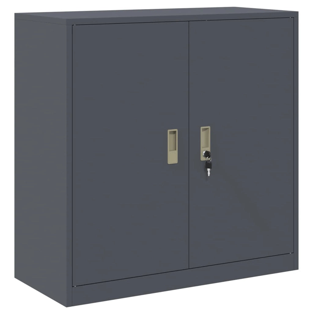 Armadio Antracite 90 x 40 x 90 cm Acciaio 891642