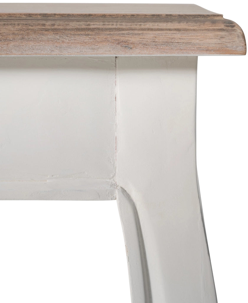 Tavolo console Balto Natura/bianco
