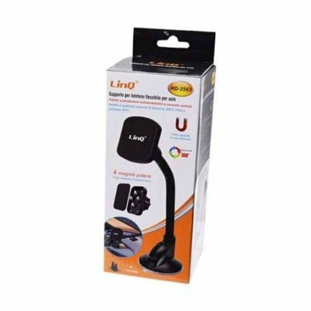 Trade Shop - Supporto Da Auto Universale Per Smartphone Flessibile A Ventosa Magnetico Hd-2563 -