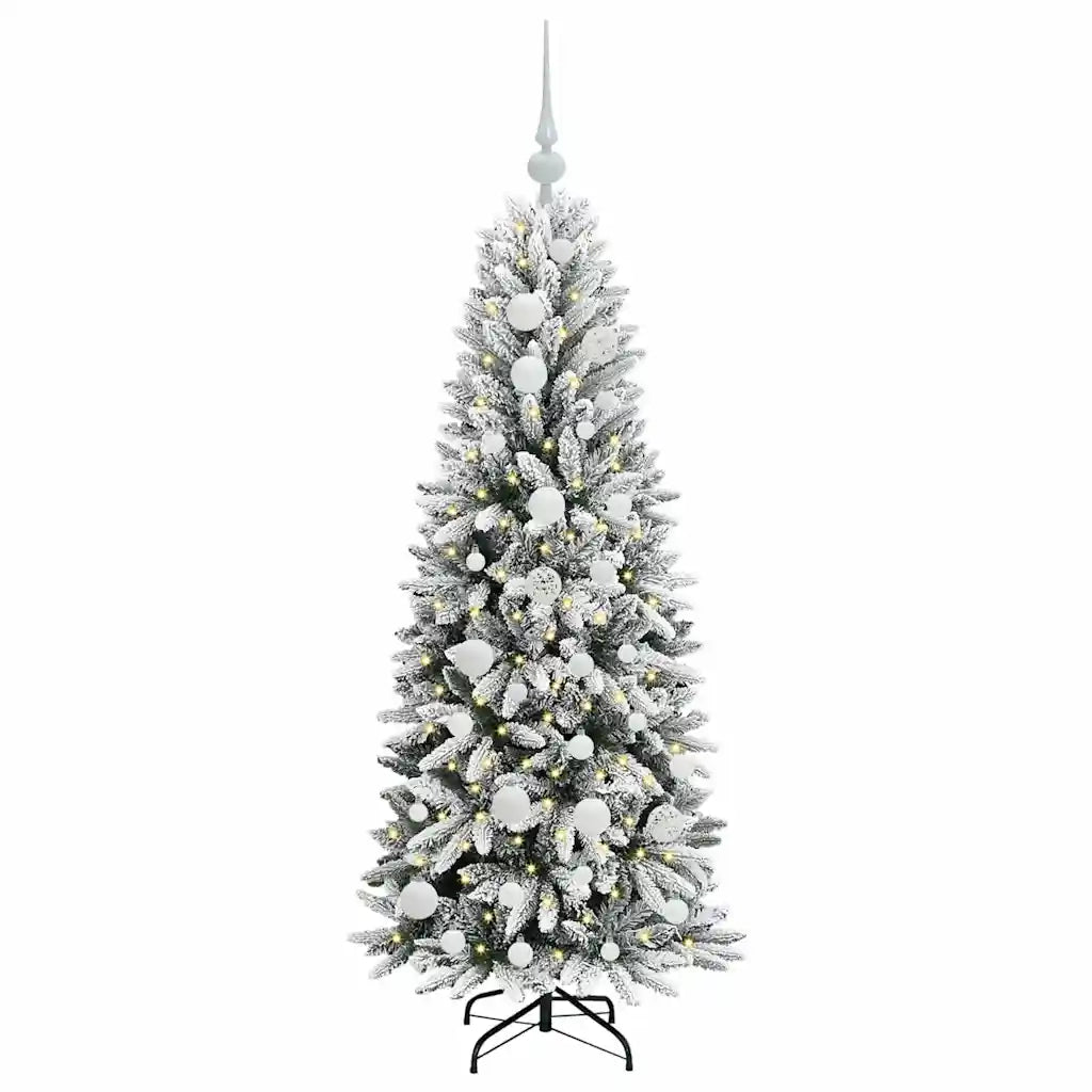 Albero di Natale artificiale con 150 LED Bianco 120 cm 3396024