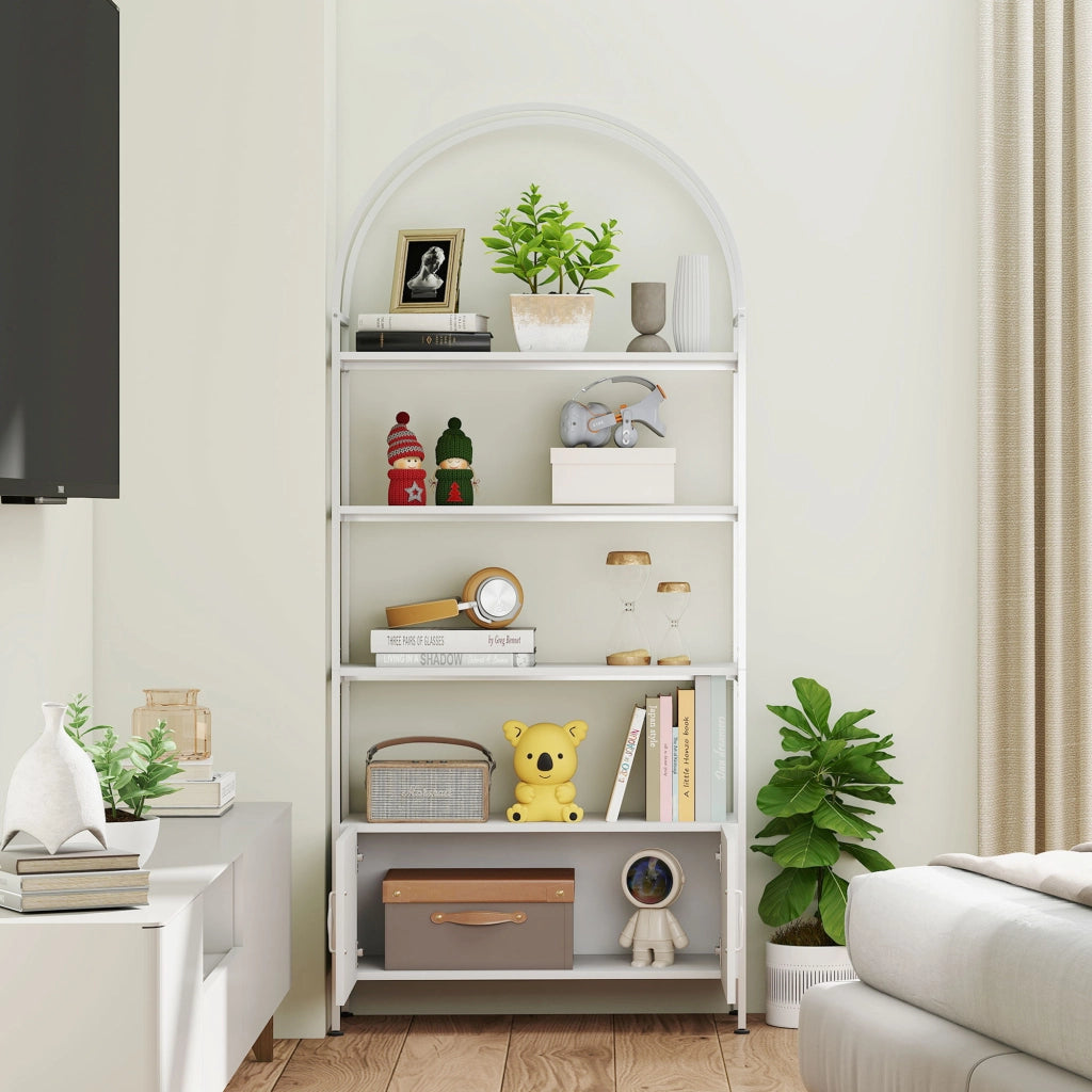 Libreria con ante ¨C Minimal ¨C Bianco 80x30x187