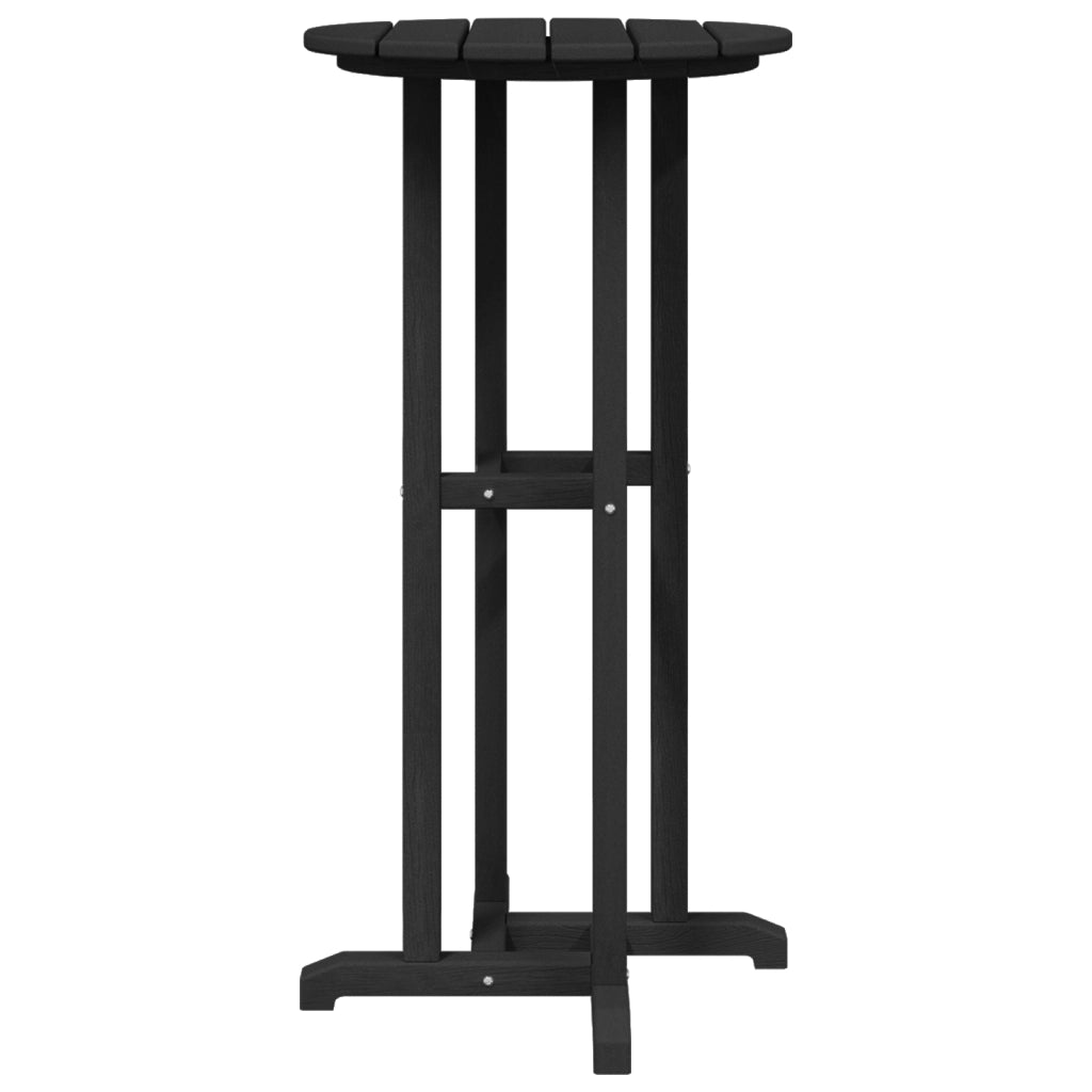 Tavolo Bar Nero 55x55x107 cm HDPE