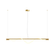 Lampadario A Sospensione Moderno Tau Alluminio Oro Luce Led 21W