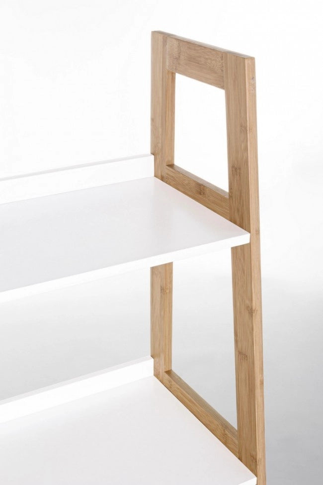 Libreria Legno Marrone Moderna da Interno 4 Piani - HUDSON