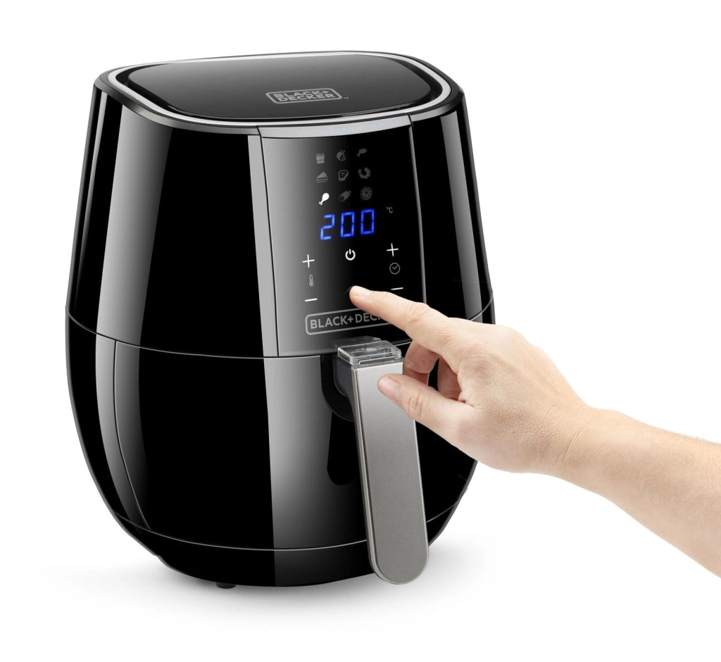 Black & Decker BXAF3500E friggitrice Singolo 3 L Indipendente Friggitrice ad aria calda Nero