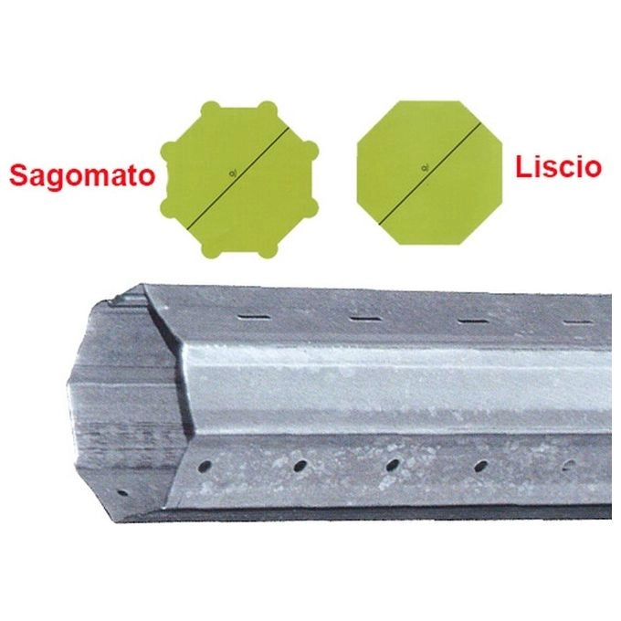 Rullo Ottagonale Liscio Mt.3 A.109030L