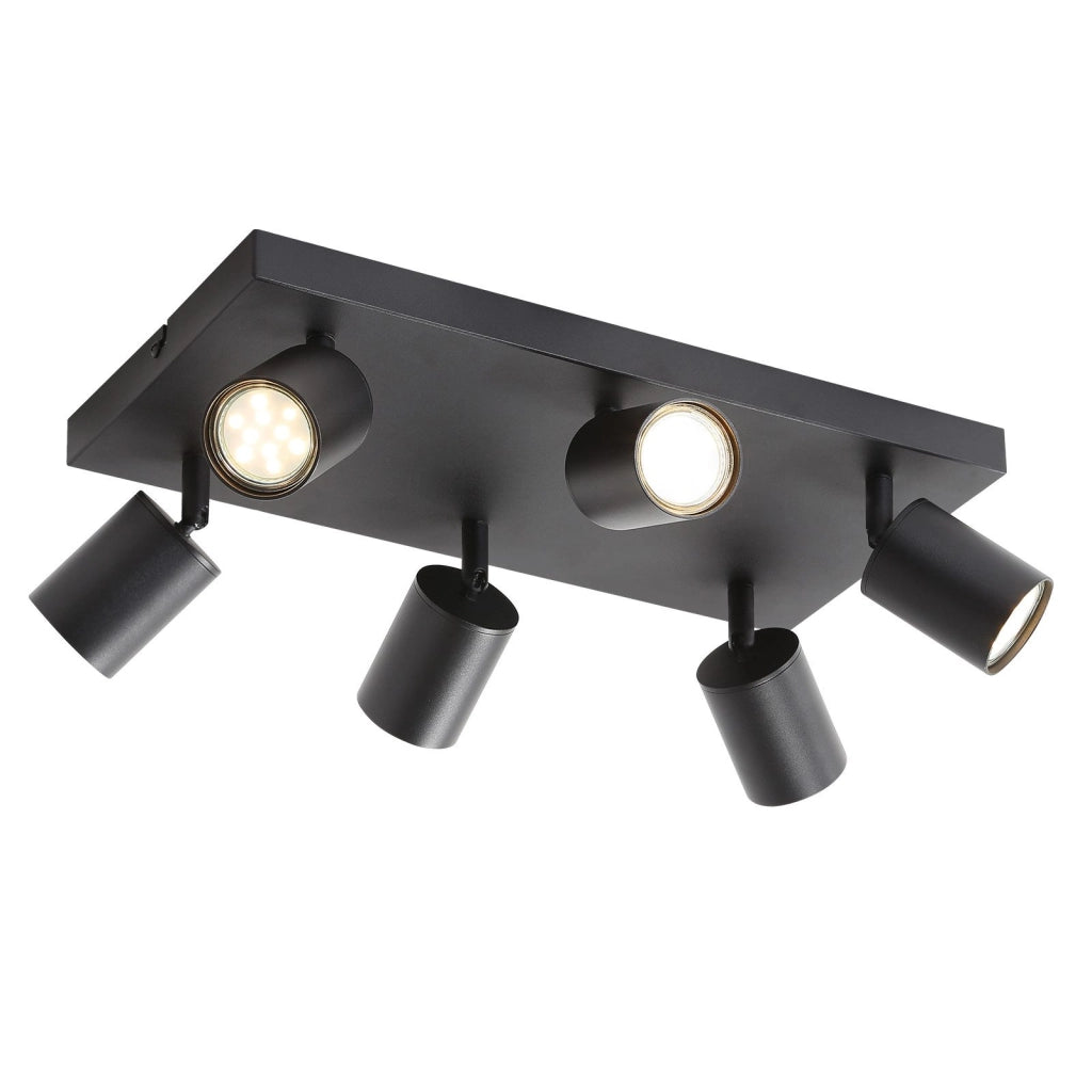 ZMH Faretto da soffitto 6 luci GU10 orientabili 330° moderni per cucina corridoio
