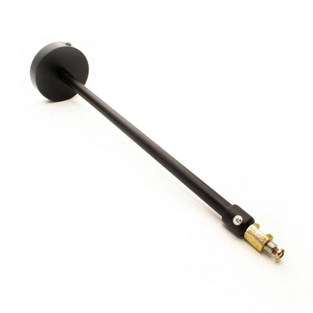 Trade Shop - Asta Regolabile Per Faretti A Binario Elettrico Staffa Illuminazione 50cm T-50cm - Nero