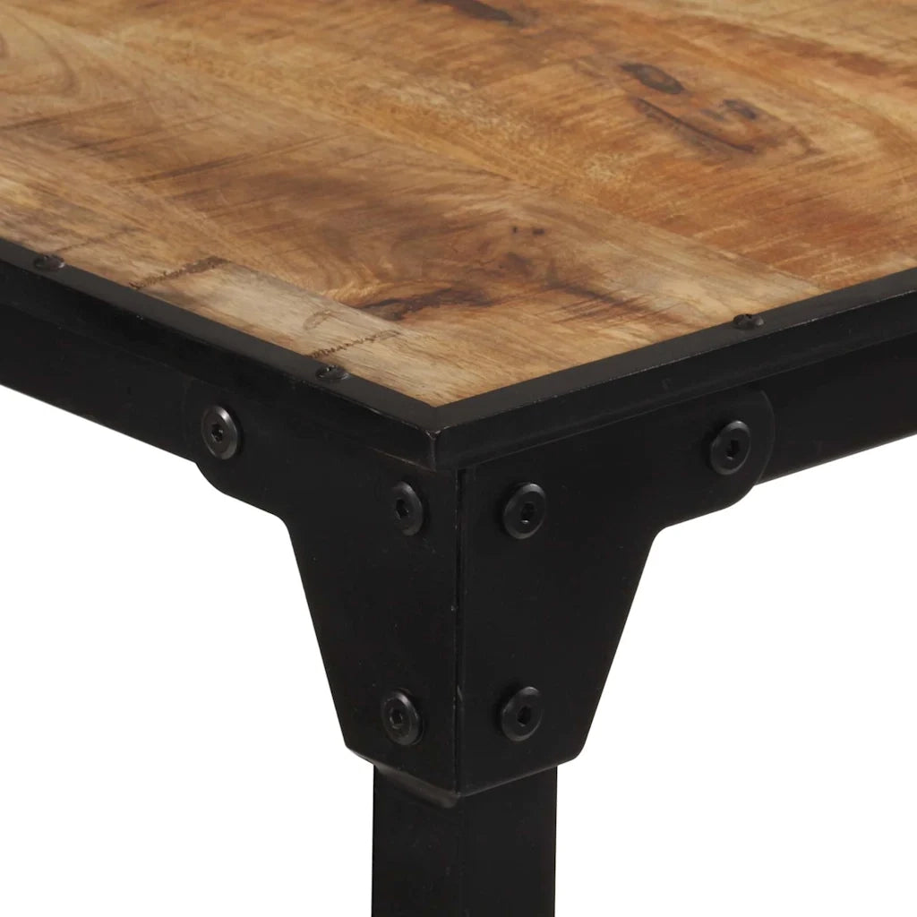 Tavolo da Bar 60x55x107 cm in Legno Grezzo Massello di Mango CFW3087685