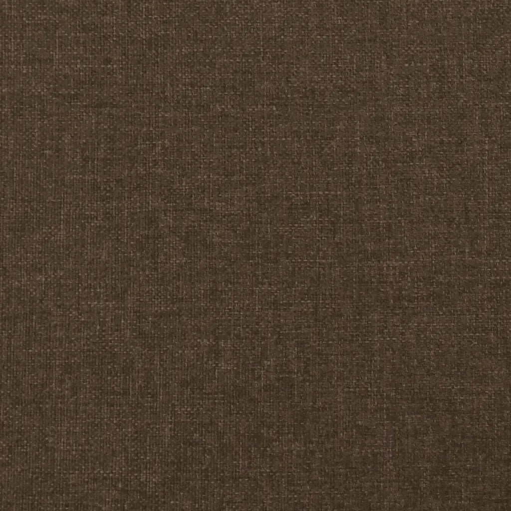 Testiera ad Orecchio Marrone Scuro 93x16x118/128 cm in Tessuto 3119999