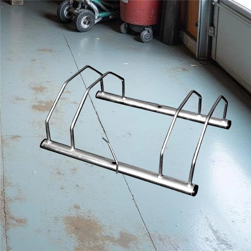 RASTRELLIERA PORTABICI 2 POSTI IN ACCIAIO ZINCATO 42X30X21 CM
