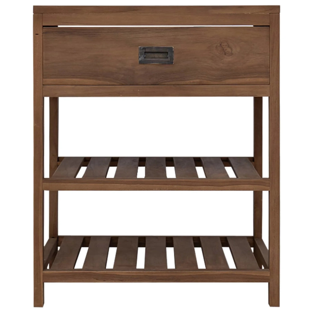 Mobile da Bagno Naturale 60 x 45 x 75 cm Legno di teak solido 42026907