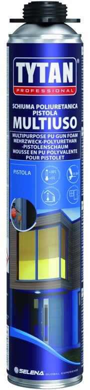 Tytan SCHIUMA POLIURETANICA UNIVERSALE MULTIUSO PER PISTOLA ml. 750 12.00 pz