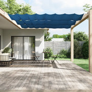 Paravento Verticale Blu 140x420 cm in Tessuto Oxford 148460