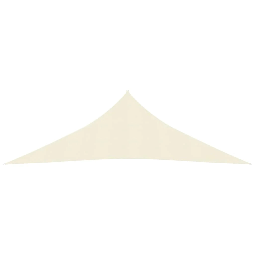 Vela ombreggiante 160 g/m² 2,5 x 2,5 x 3,5 m HDPE crema 02_0009064