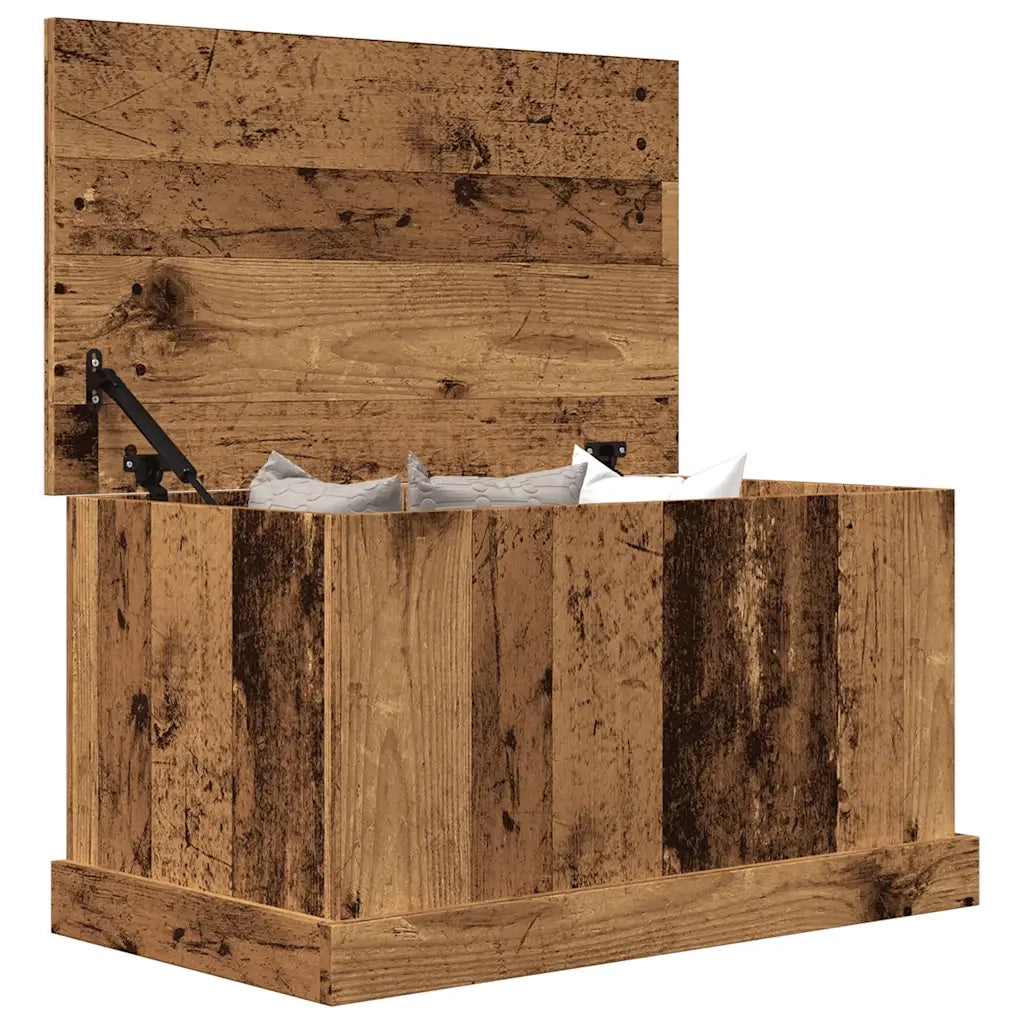 Scatola Portaoggetti Legno Antico 70x40x38 cm Legno Multistrato 857161