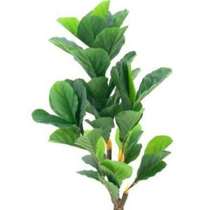 Pianta artificiale Ficus Pandurata 125h 43 foglie con vaso