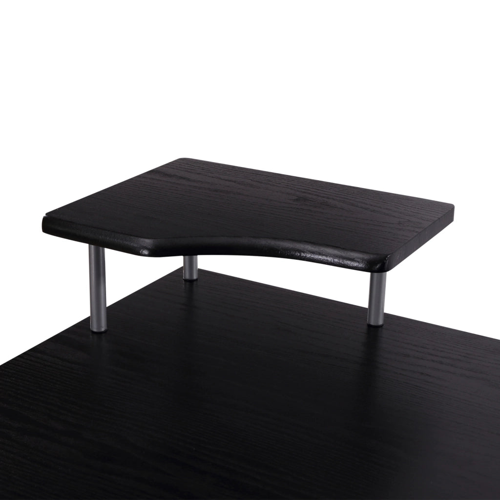 Scrivania per computer con cassetti ¨C Zephmum ¨C Nero 152x60x88 cm