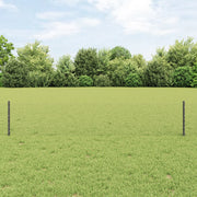 Post da Recinzione  5 pz U-Channel Grigio 40 cm Acciaio