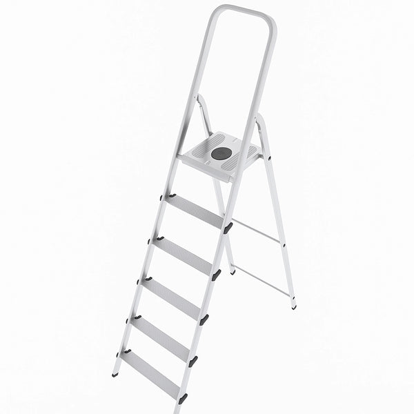 SCALA IN ACCIAIO E ALLUMINIO MOD. MISTA – 5 GRADINI