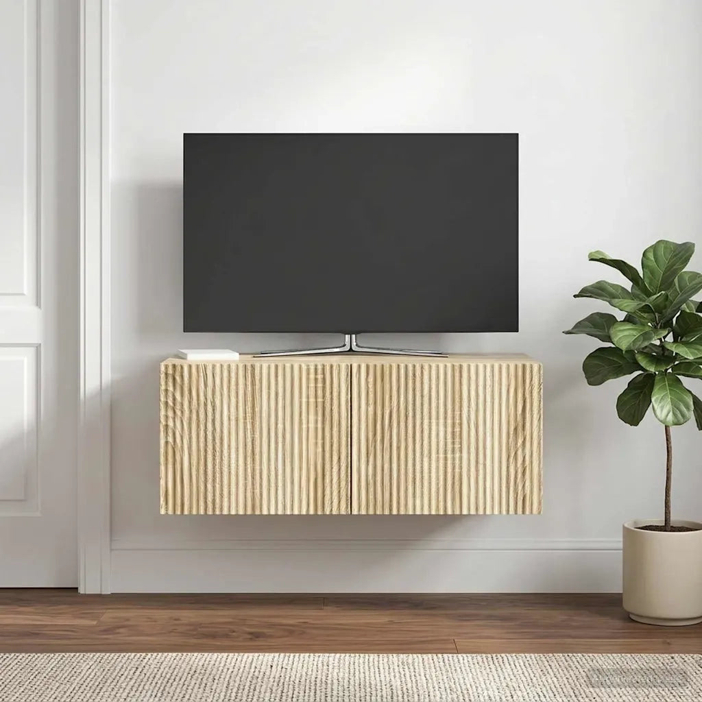 Mobile Porta TV da Muro Rovere Sonoma 78,5 x 41 x 30 cm 898517