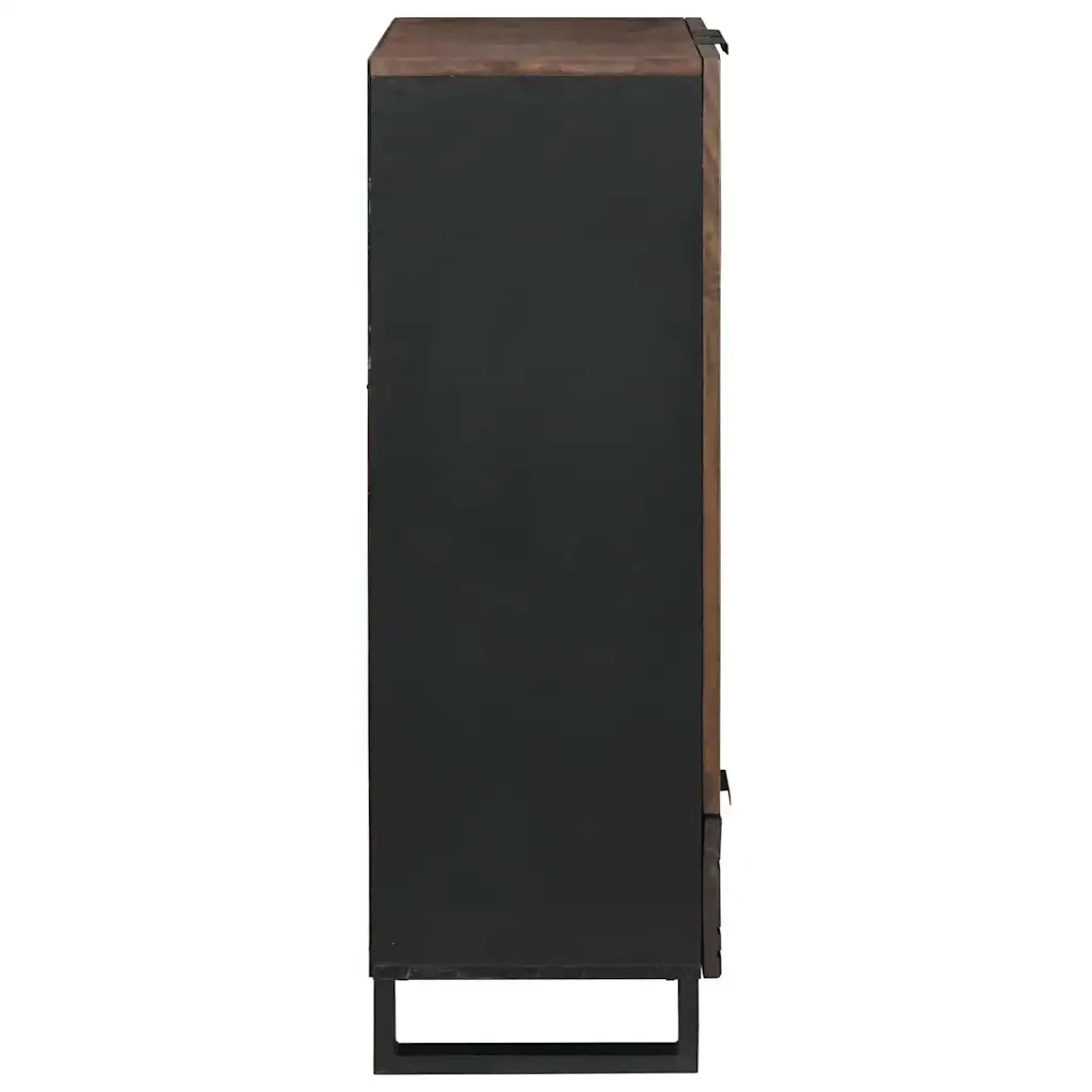 Credenza | Highboard Marrone 60 x 33 x 100 cm legno massello di mango