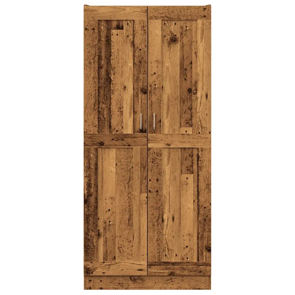 Credenza | Madia | Buffet da pranzo | Armadio da pranzo Legno Antico 82,5x30,5x185 cm in Truciolato