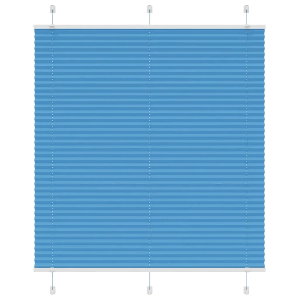 Tenda Plissettata Blu 120x150 cm Larghezza Tessuto 119,4 cm